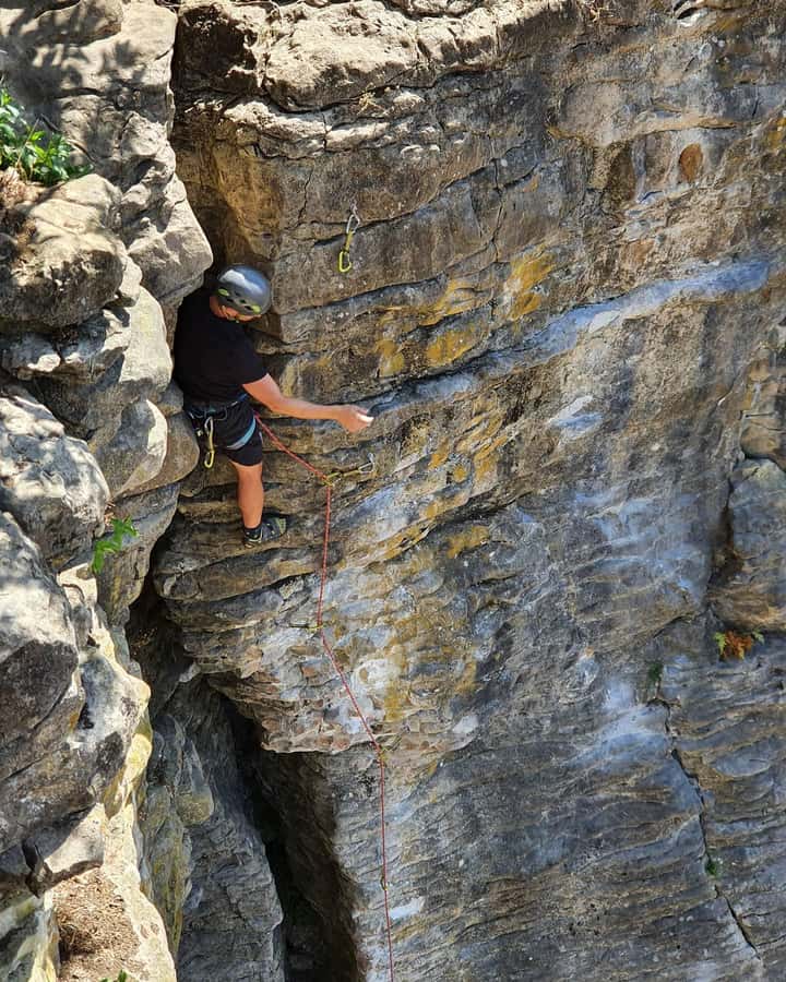 Real Rock, Climbing Experience! - Climbing the fossil limestone routes