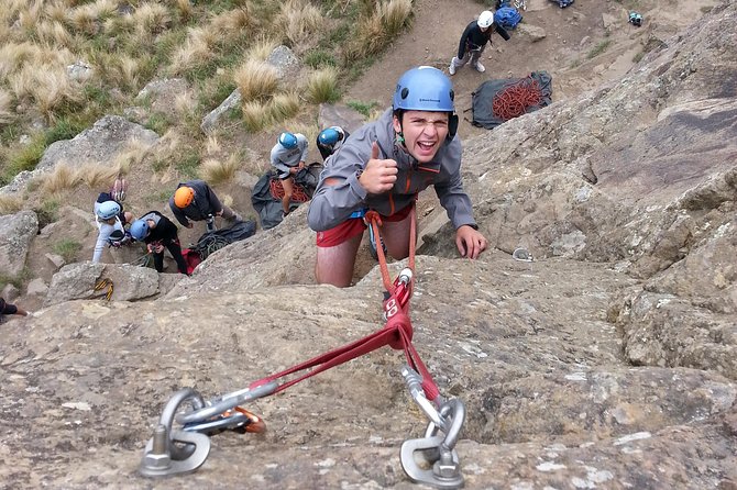 Rock Climbing Christchurch 1/2-day or full-day (Small Group Tour) - Climbing above Christchurch on an extinct volcano