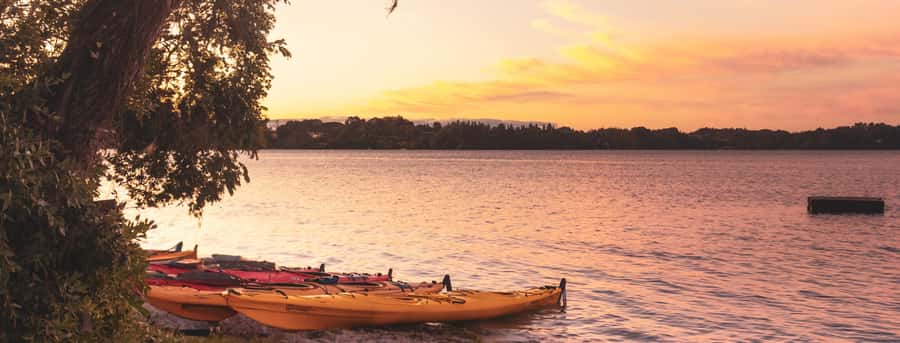 Rotorua: Evening Starlight Gourmet Kayak Tour with dinner - The first paddle across Lake Rotoiti
