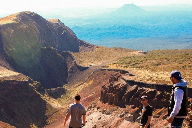 Rotorua Hiking: Mt Tarawera Guided Volcanic Crater Experience - Looking into the crater, then heading down