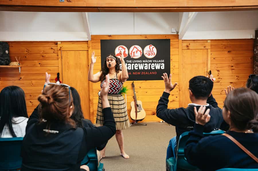Rotorua: Māori Cultural Performance with Dancing - Poi dance and stick games show a different side