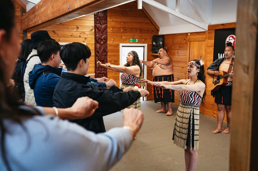Rotorua: Māori Cultural Performance with Dancing - Audience participation keeps the ending relaxed