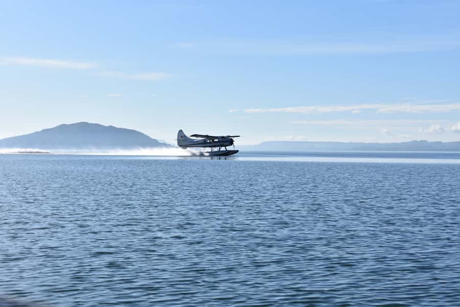 Rotorua: Scenic Flight over Mt Tarawera & Waimangu Valley - Taking off from Lake Rotorua