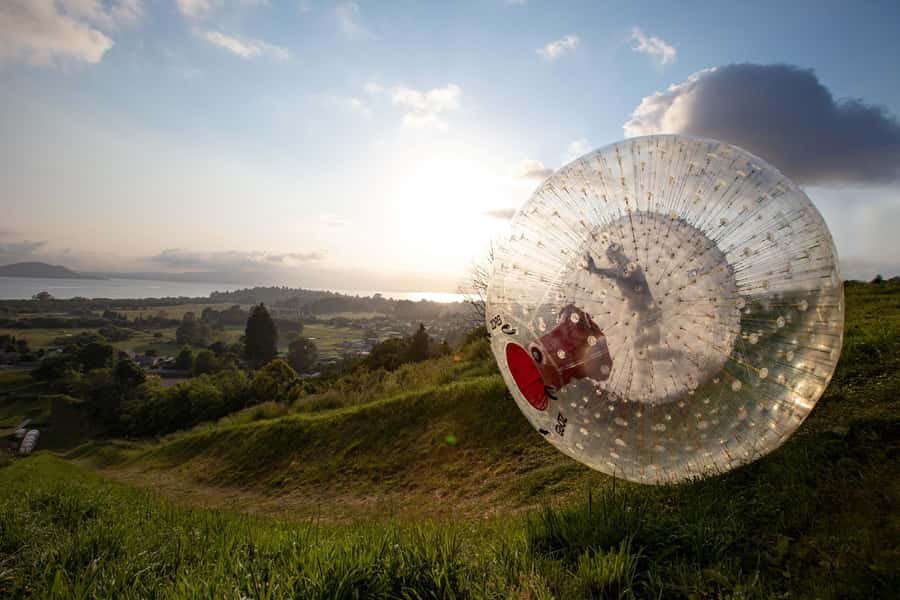 Rotorua: ZORB Inflatable Ball Rides - What a ZORB ride in Rotorua is really like