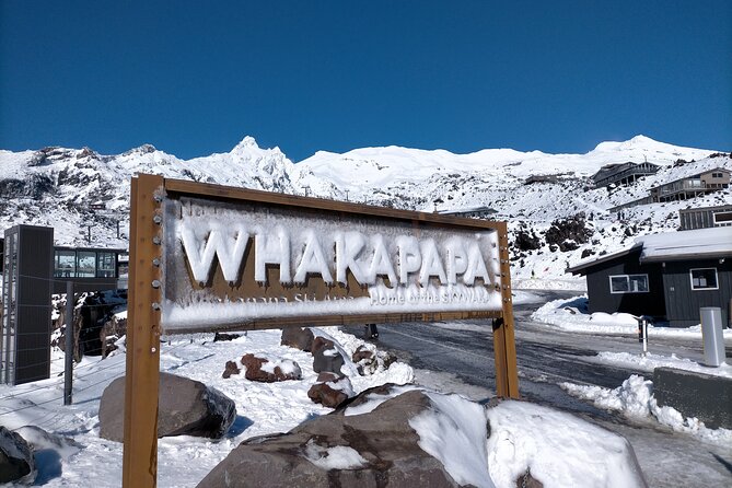 Shuttle Park n Ride to Whakapapa Ski fields - Snow, summer, and the changing view