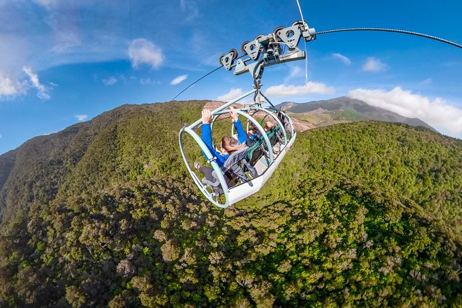 Skywire Adventure at Cable Bay, Nelson - The Skywire ride at Cable Bay