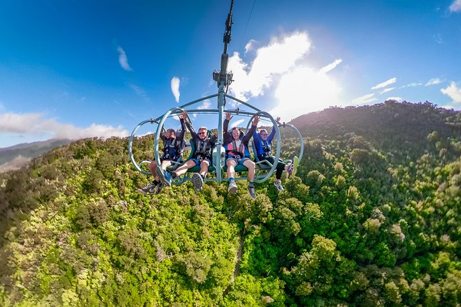 Skywire Adventure at Cable Bay, Nelson - The 4-kilometer climb through the forest