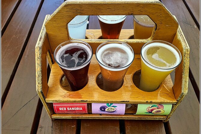 Small group - Beer, Wine, Cider and Gin Tour - 5.0 - 5.5 hours - Leaving Napier in a small air-conditioned minivan