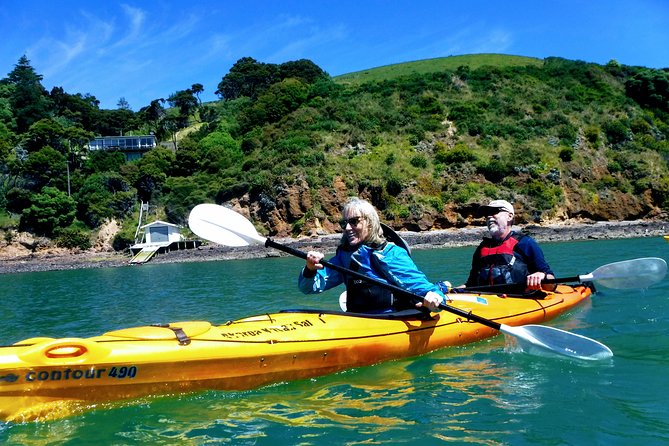 Small group guided sea kayaking in Akaroa marine reserve - Akaroa is at its best from a kayak