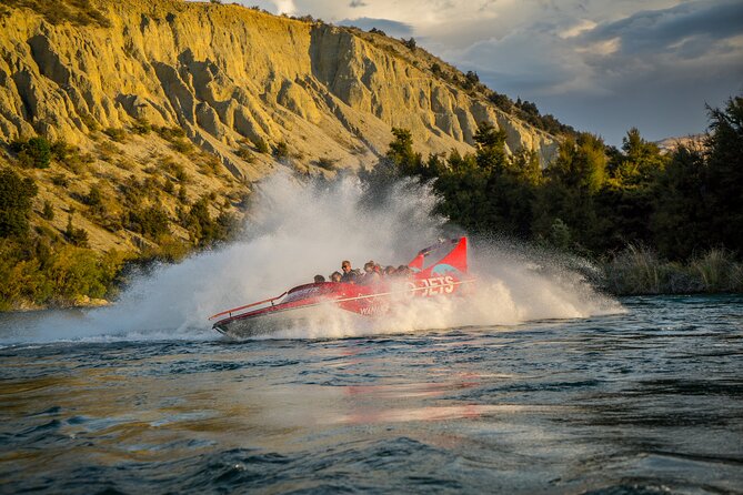 Small Group Jet Boat Adventure on the Clutha River from Wanaka - Glacial terraces, bush, and Southern Alps views