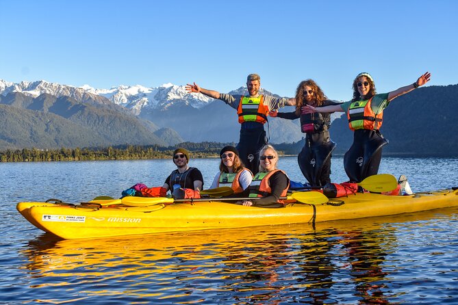 Small-Group Kayak Adventure from Franz Josef Glacier - The two-and-a-half-hour paddle across Lake Mapourika