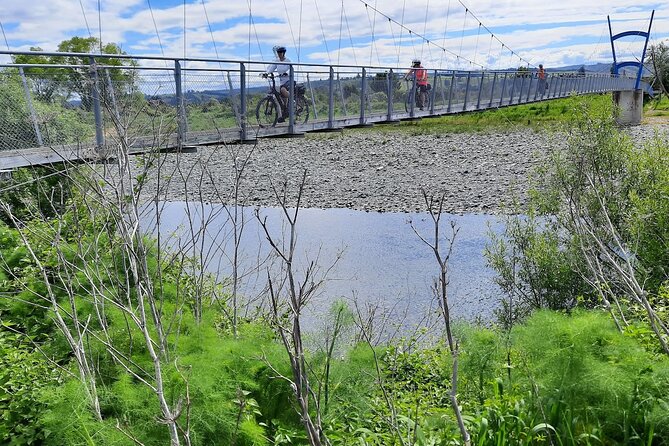 Spooners Tunnel to Nelson One Day Cycle Self Guided Tour - Crossing the Waimea River