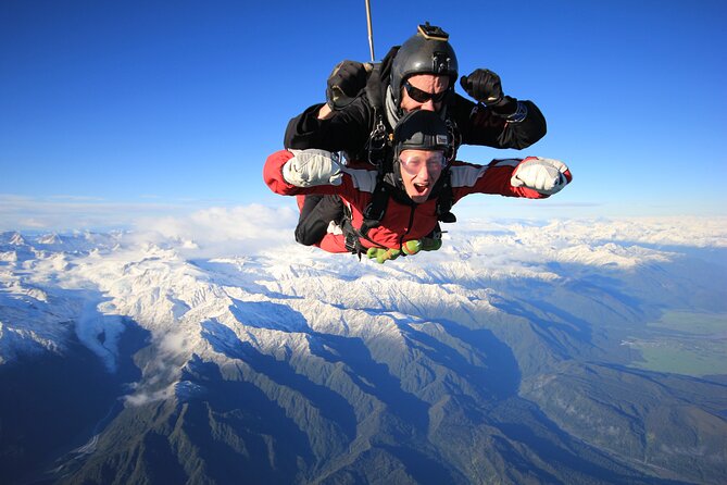 Tandem Skydive 13,000ft from Franz Josef - Why this Franz Josef jump is special