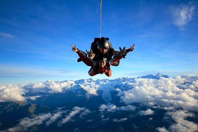 Tandem Skydive 18,000ft from Franz Josef - Franz Josef, Fox Glacier, and Aoraki Mount Cook from above
