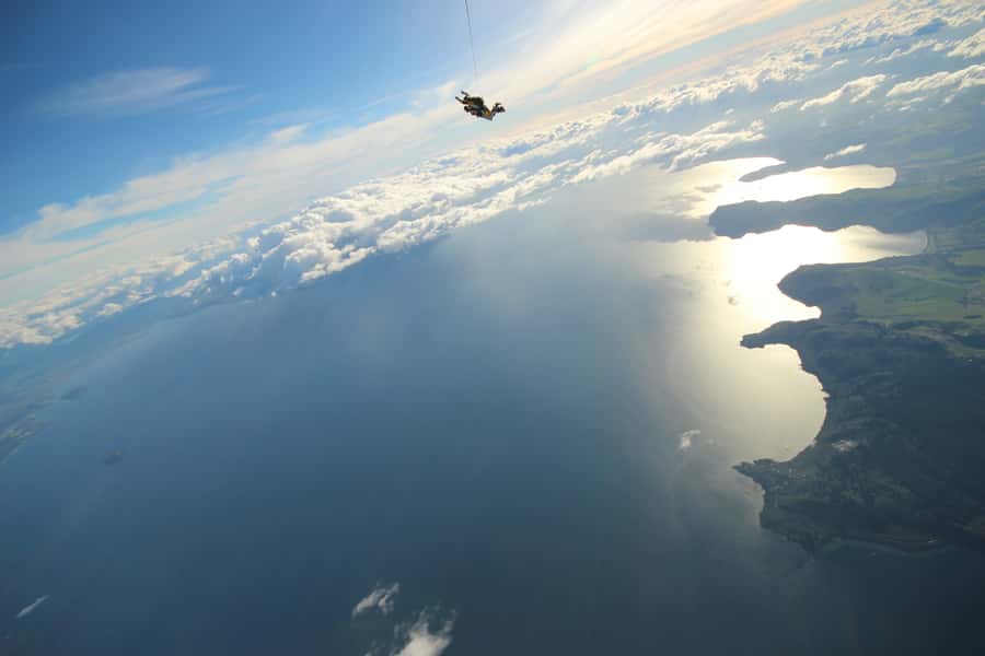 Tandem Skydive Experience in Taupo - The briefing and getting ready for the plane