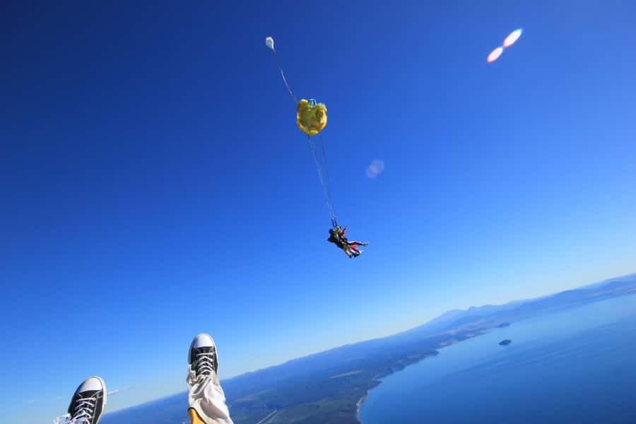 Tandem Skydive Experience in Taupo - The plane ride is part of the challenge