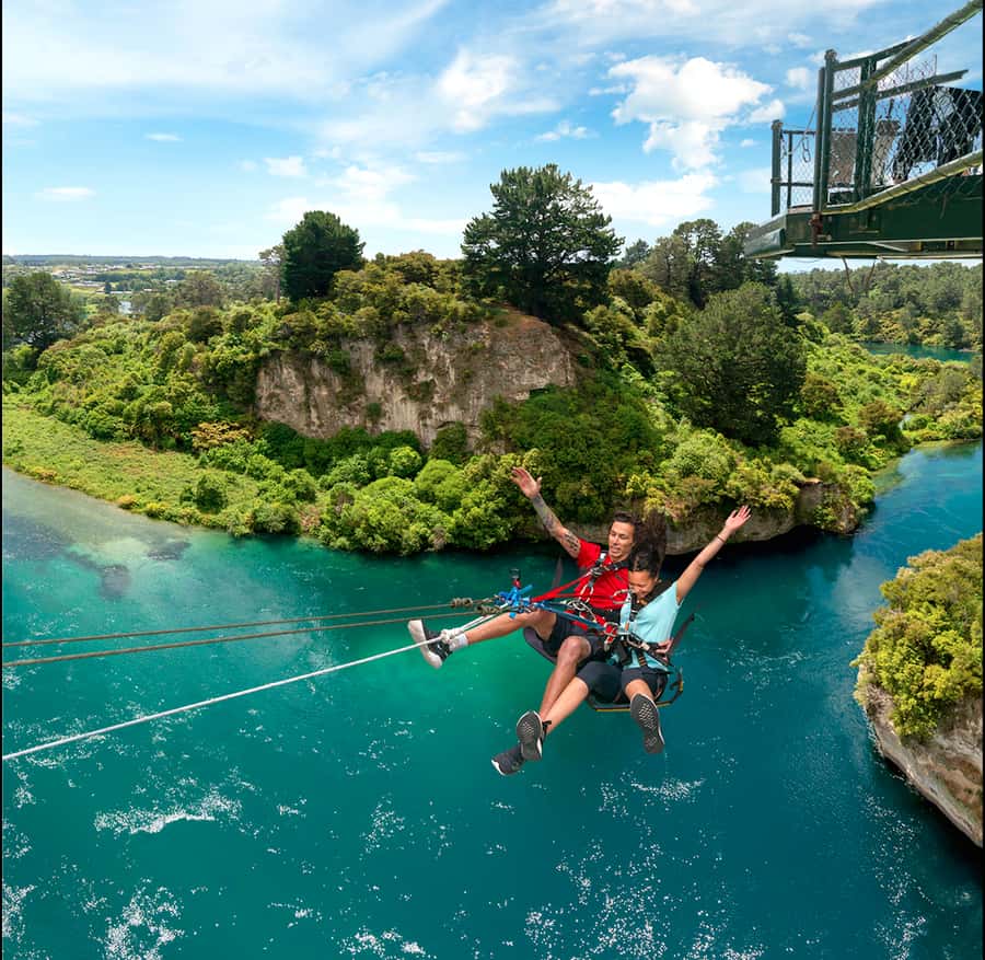 Taupō: Bungy Jump and Swing Combo - What happens at the Taupō Bungy Centre