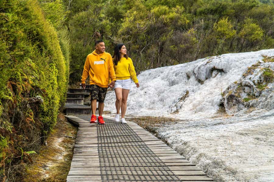 Taupo: Orakei Korako Geothermal Park and Cave Entry Ticket - The Three-Minute Ferry to Hidden Valley