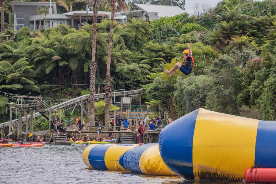 Tauranga: Waimarino Adventure Park Supreme Pass Entry Ticket - Kayaks, paddleboards, and family pedalos