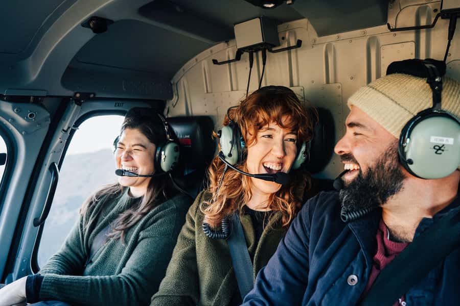 The Grand Circle 30-Minute Helicopter Tour & Alpine Landing - Weather, scheduling, and family details
