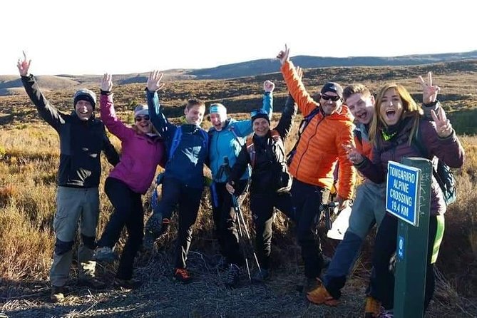 Tongariro Crossing Round trip transfer from Turangi - Volcanic ground, craters, and alpine water