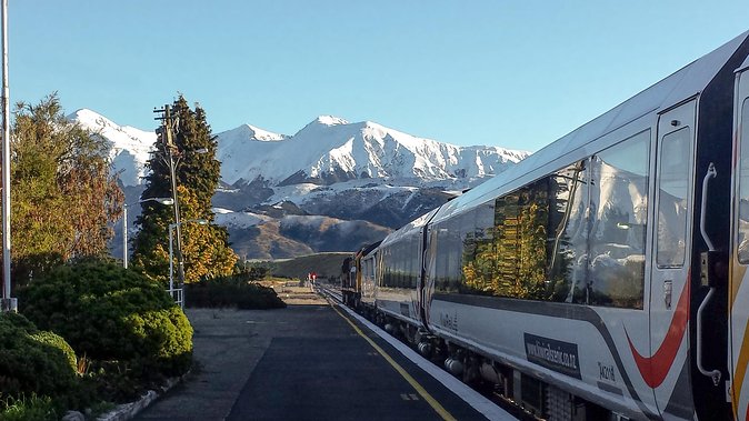 TranzAlpine Train Journey from Greymouth to Christchurch - West Coast forests and beech country