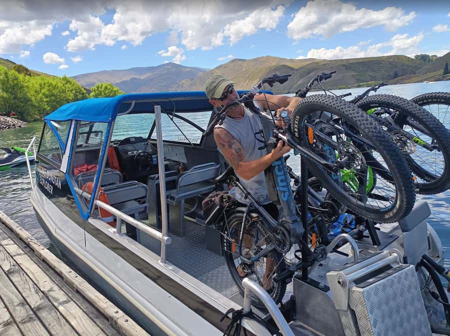 Ultimate Lake Dunstan Bike Hire, Shuttles And Boat Return - What the Lake Dunstan day actually feels like