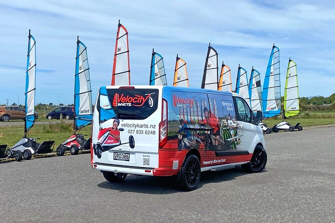 Uniquely Kiwi Landsailing Adventure - Getting suited up for the wind