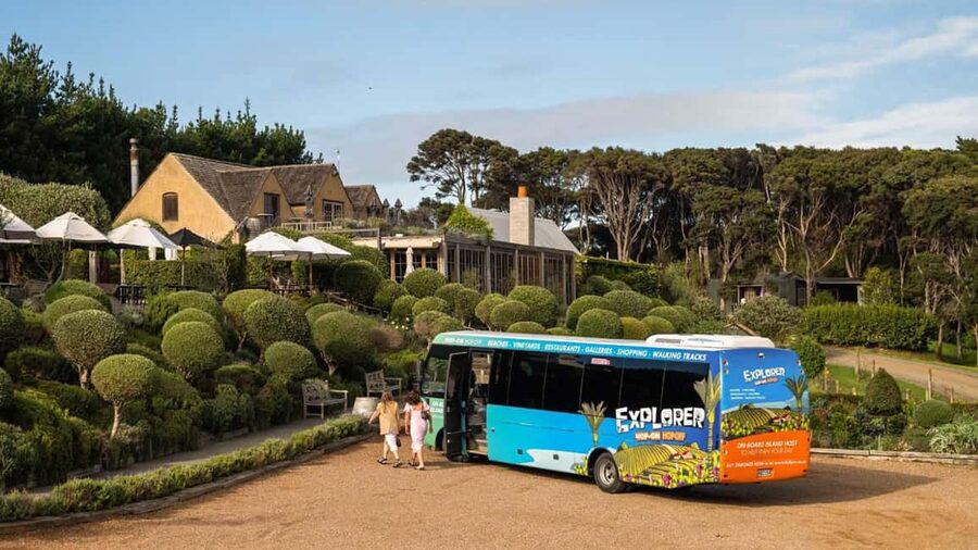 Waiheke Island: Ferry & Hop-On Hop-Off Explorer Bus Tickets - Oneroa Village brings shops, food, and a change of pace