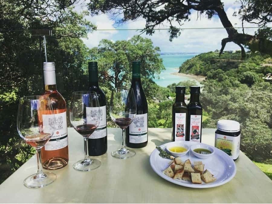 Waiheke Island Gourmet Food and Wine Tour with Platter Lunch - The first tastings: oysters and island produce