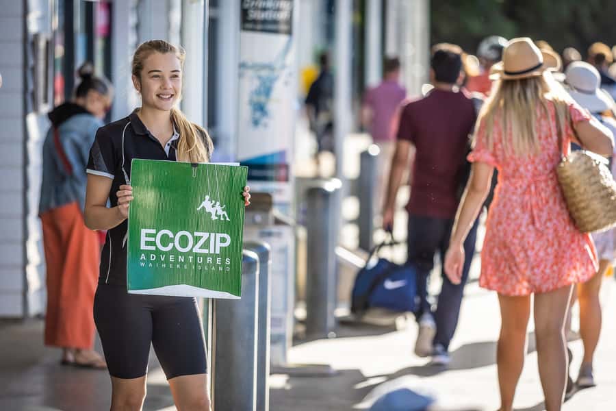 Waiheke Island: Zipline and Native Forest Adventure Trip - From Matiatia Wharf to the EcoZip site
