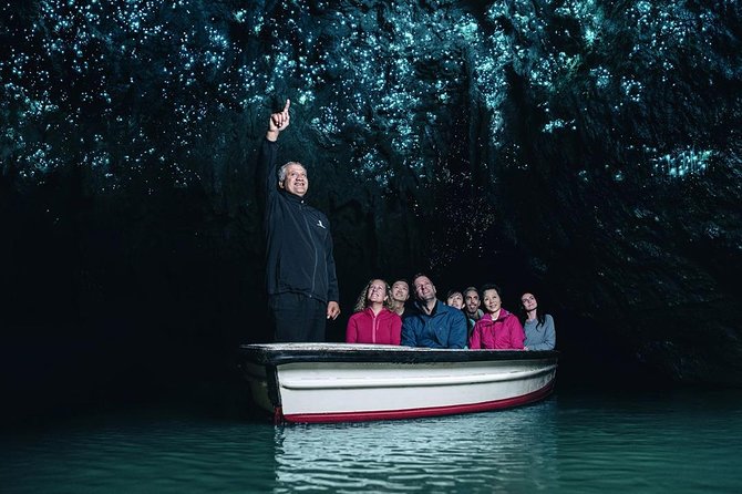 Waitomo Caves & Rotorua - Te Puia Small-Group Tour from Auckland - Waitomo Glowworm Caves: a quiet underground show