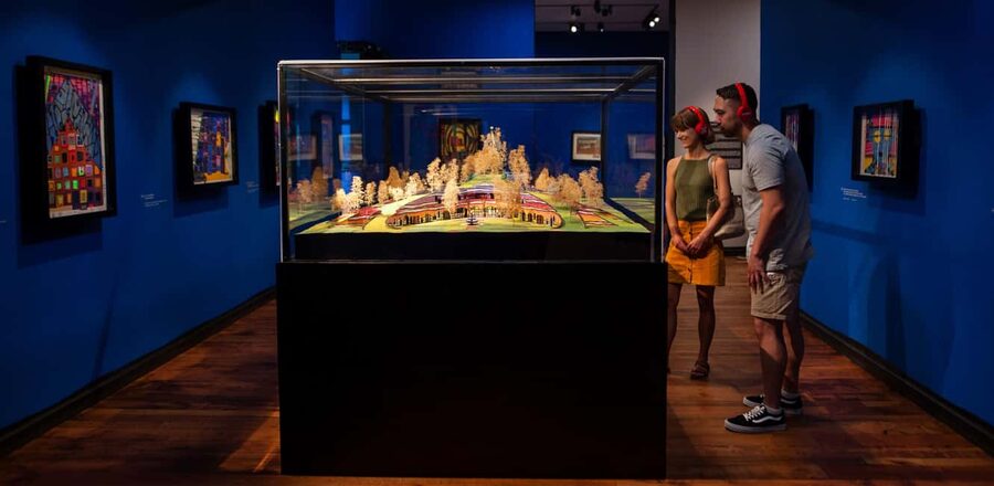 Whangārei: Hundertwasser Art Centre: Admission for one day. - Three levels of colour, texture, and surprise