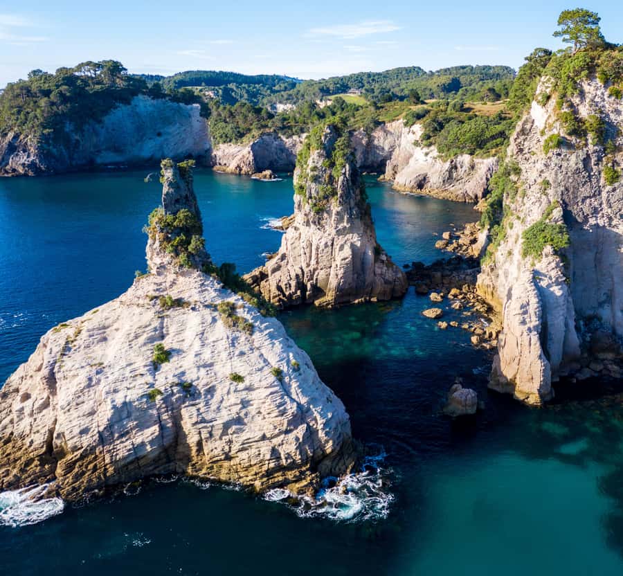 Whitianga: 2-Hour Cathedral Cove and Volcanic Coast Cruise - From Whitianga Wharf into Mercury Bay