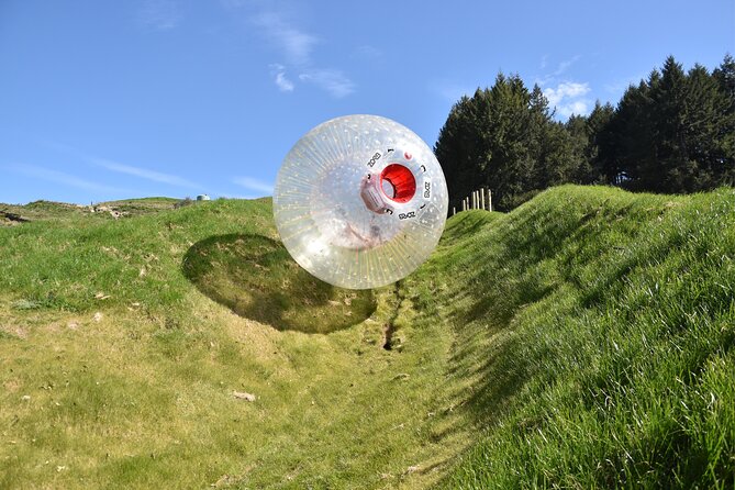 Zorb Inflatable Ball Ride from Mount Ngongotaha in New Zealand - Rolling where ZORB began in 1997